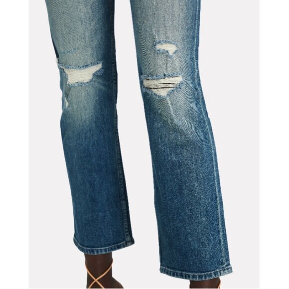💕MOTHER SUPERIOR💕 High Waisted Rider Ankle Jeans ~ Far Beyond The Sky 28 NWOT - Picture 3 of 16